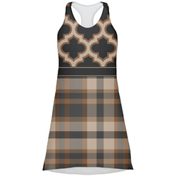 Moroccan & Plaid Racerback Dress - Medium