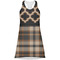 Moroccan & Plaid Racerback Dress - Small