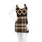 Moroccan & Plaid Racerback Dress - On Model - Front