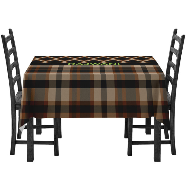 Custom Moroccan & Plaid Tablecloth (Personalized)