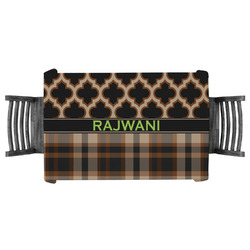 Moroccan & Plaid Tablecloth - 58"x58" (Personalized)