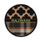 Moroccan & Plaid Round Patch