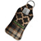 Moroccan & Plaid Sanitizer Holder Keychain - Large in Case