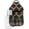 Moroccan & Plaid Sanitizer Holder Keychain - Small with Case