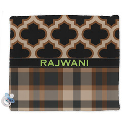Moroccan & Plaid Security Blanket (Personalized)