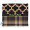 Moroccan & Plaid Security Blanket - Front View