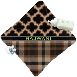 Moroccan & Plaid Security Blanket (Personalized)