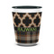 Moroccan & Plaid Shot Glass - Two Tone - FRONT