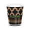 Moroccan & Plaid Shot Glass - White - FRONT