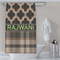 Moroccan & Plaid Shower Curtain Lifestyle