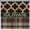 Moroccan & Plaid Shower Curtain (Personalized) (Non-Approval)