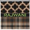 Moroccan & Plaid Shower Curtain (Personalized)