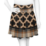 Moroccan & Plaid Skater Skirt (Personalized)