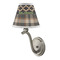 Moroccan & Plaid Small Chandelier Lamp - LIFESTYLE (on wall lamp)