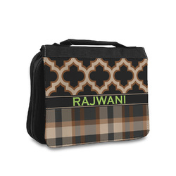 Moroccan & Plaid Toiletry Bag - Small (Personalized)