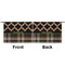 Moroccan & Plaid Small Zipper Pouch Approval (Front and Back)