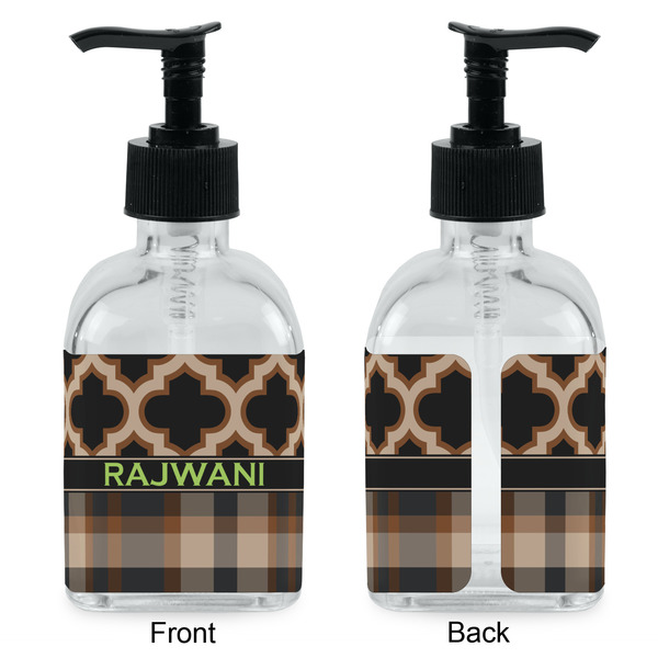 Moroccan & Plaid Glass Soap/Lotion Dispenser - Approval