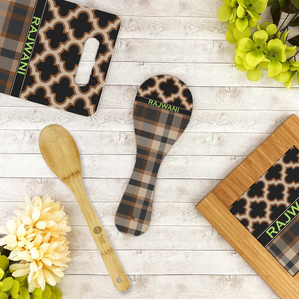 Moroccan & Plaid Spoon Rest Trivet - LIFESTYLE