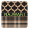 Moroccan & Plaid Square Decal