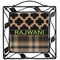 Moroccan & Plaid Square Trivet (Personalized)