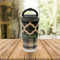 Moroccan & Plaid Stainless Steel Travel Cup Lifestyle