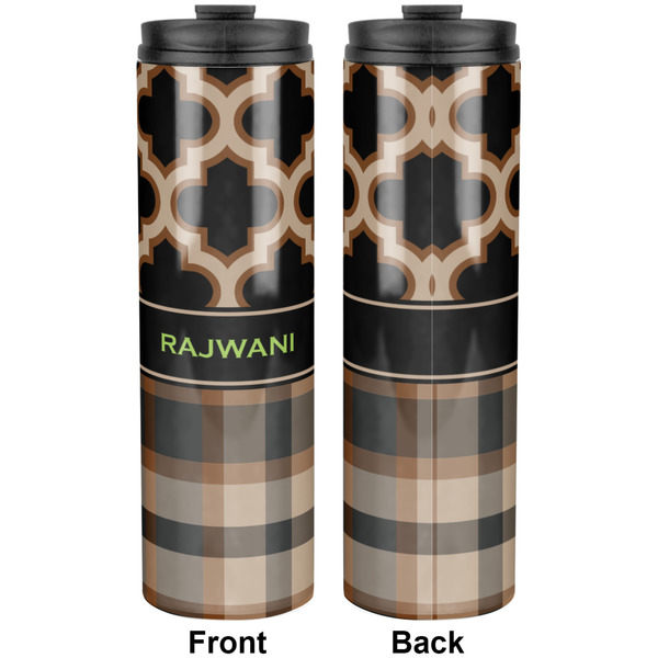 Moroccan & Plaid Stainless Steel Tumbler 20 Oz - Approval
