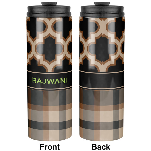 Moroccan & Plaid Stainless Steel Tumbler - Apvl