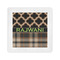 Moroccan & Plaid Cocktail Napkins (Personalized)