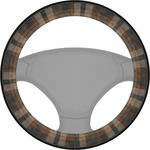 Moroccan & Plaid Steering Wheel Cover