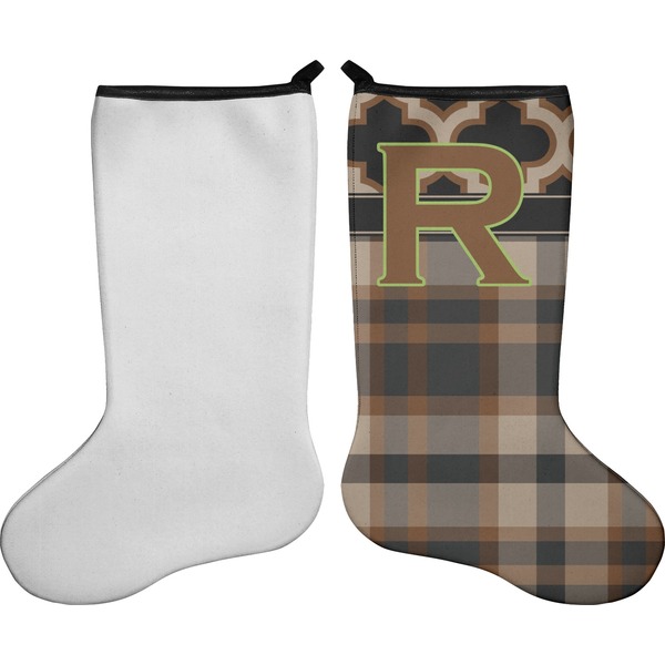 Moroccan & Plaid Stocking - Single-Sided - Approval
