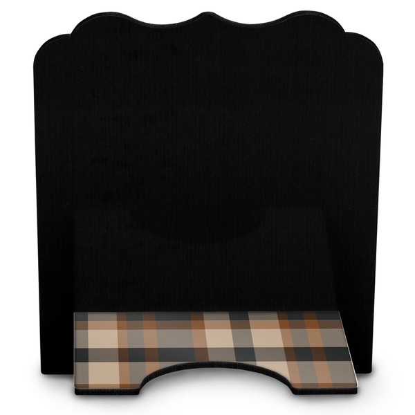 Moroccan & Plaid Stylized Tablet Stand - Back