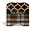 Moroccan & Plaid Stylized Tablet Stand - Front without iPad