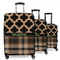 Moroccan & Plaid Suitcase Set 1 - MAIN