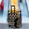 Moroccan & Plaid Suitcase Set 4 - IN CONTEXT