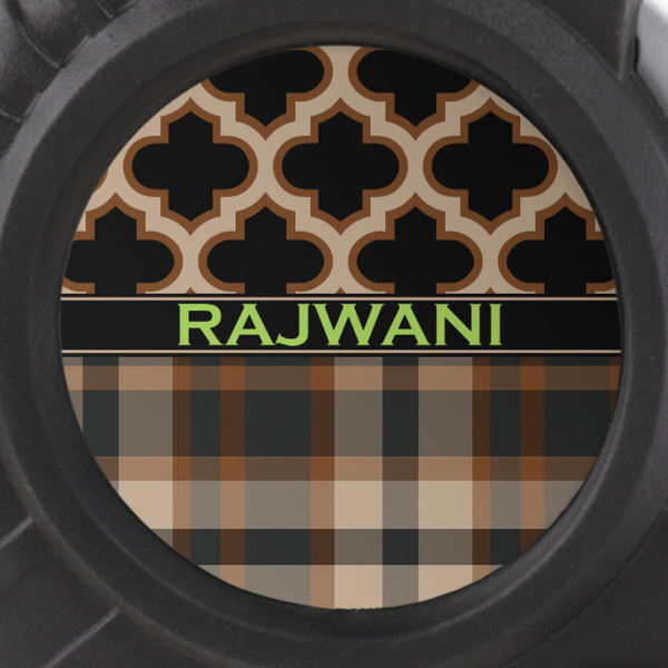 Moroccan & Plaid Tape Measure - 25ft - detail