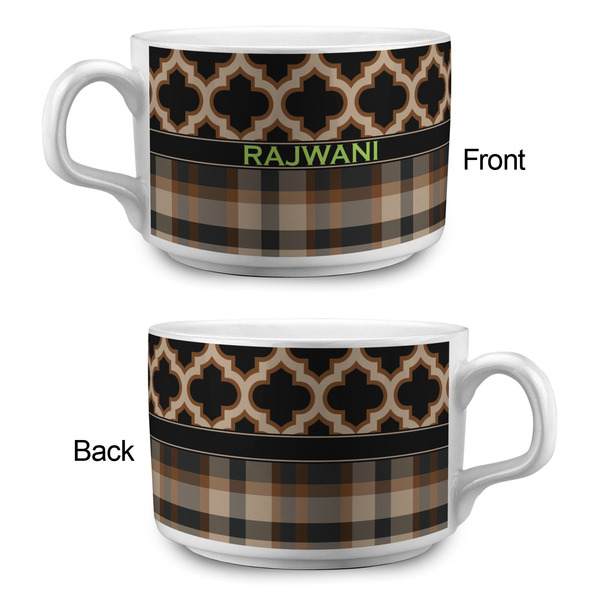 Moroccan & Plaid Tea Cup - Single Apvl