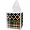 Moroccan & Plaid Tissue Box Cover (Personalized)