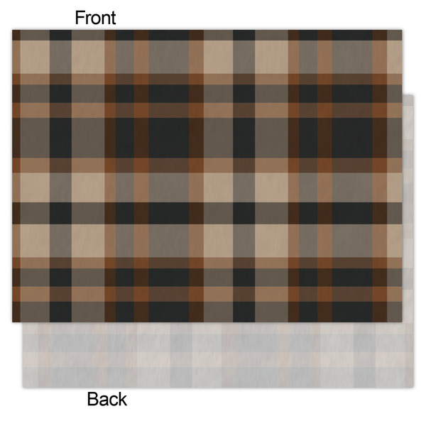 Moroccan & Plaid Tissue Paper - Heavyweight - Medium - Front & Back