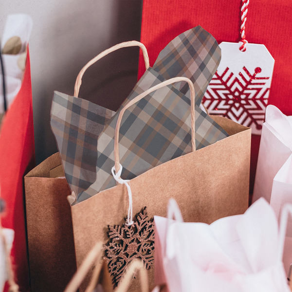 Moroccan & Plaid Tissue Paper - In Gift Bag