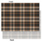Moroccan & Plaid Tissue Paper - Lightweight - Large - Front & Back