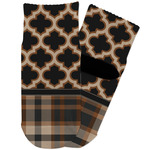 Moroccan & Plaid Toddler Ankle Socks