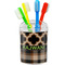 Moroccan & Plaid Toothbrush Holder (Personalized)