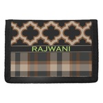 Moroccan & Plaid Trifold Wallet (Personalized)