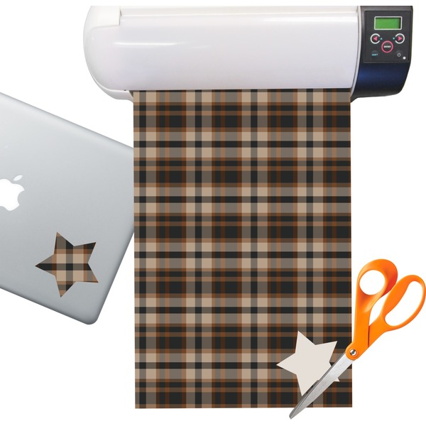 Custom Moroccan & Plaid Sticker Vinyl Sheet (Permanent)