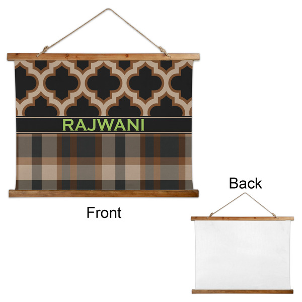 Moroccan & Plaid Wall Hanging Tapestry - Landscape - APPROVAL