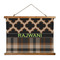 Moroccan & Plaid Wall Hanging Tapestry - Landscape - MAIN
