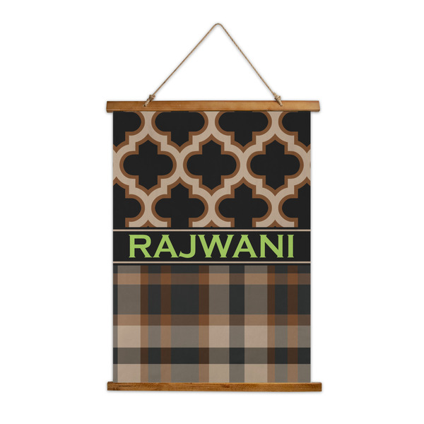 Custom Moroccan & Plaid Wall Hanging Tapestry (Personalized)