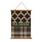 Moroccan & Plaid Wall Hanging Tapestry (Personalized)