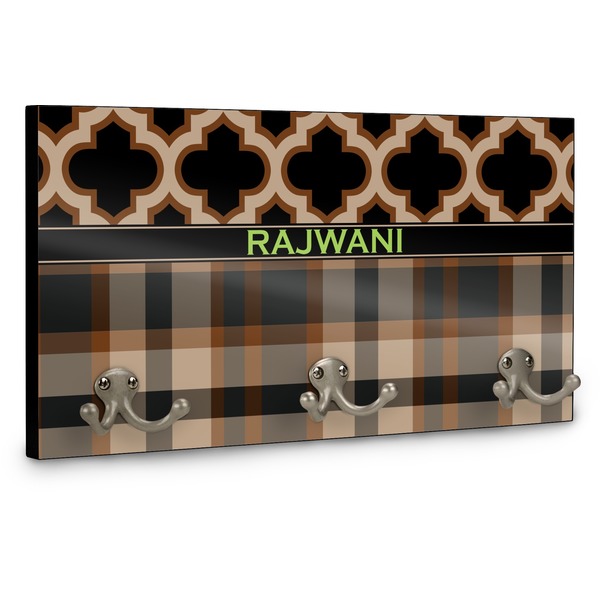 Moroccan & Plaid Coat Hanger Main