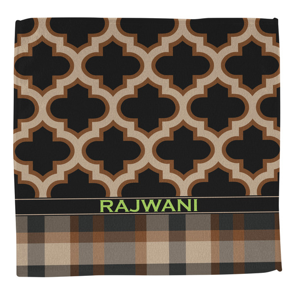 Moroccan & Plaid Washcloth - Front - No Soap